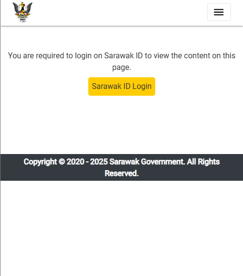 Sarawak ID Login